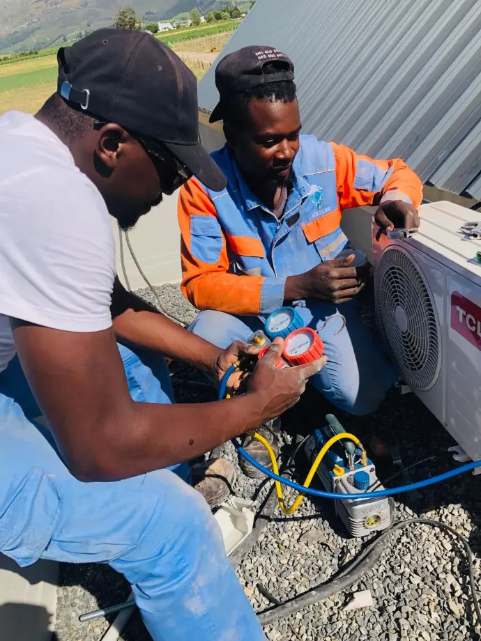 Air conditioner installation
